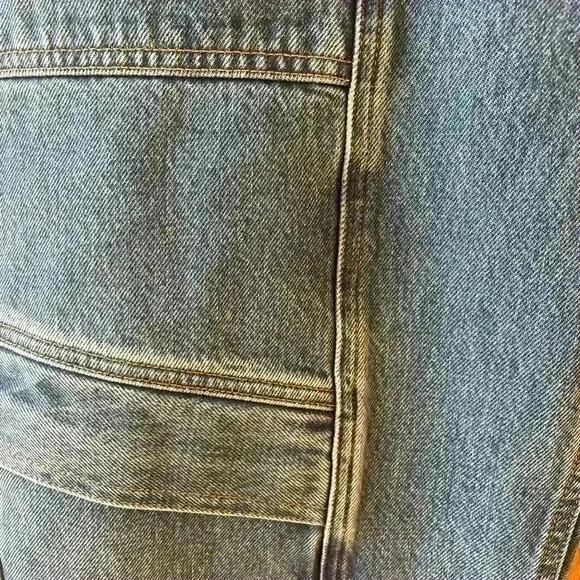 AGOLDE Cooper Cargo Straight Leg Jeans in Rank Size 31 Color Regulation - Picture 14 of 15